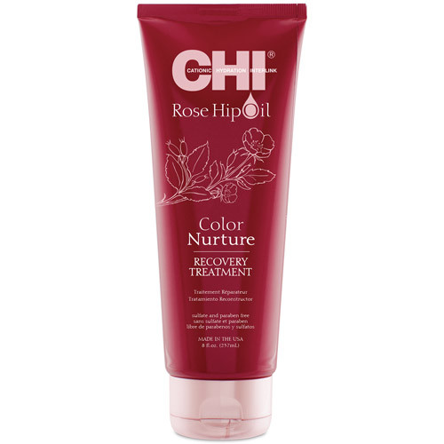 ​CHI Rose Hip oil recovery treatment- maska na farbené vlasy, 237 ml