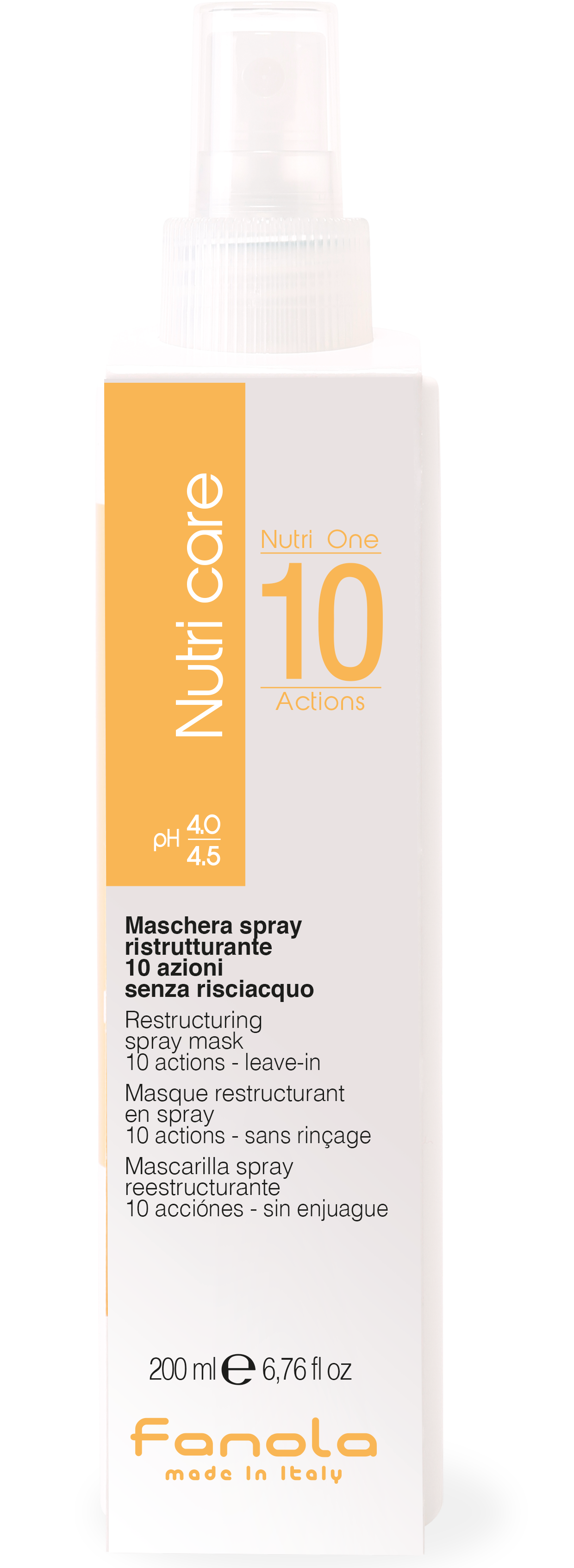 Fanola Nourishing Leave-In Restructuring Spray Mask 10 Action - maska v spreji s 10 účinkami, 200 ml