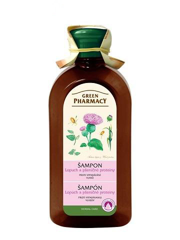 Green Pharmacy Lopúchový olej  - šampón proti vypadávaniu vlasov, 350 ml