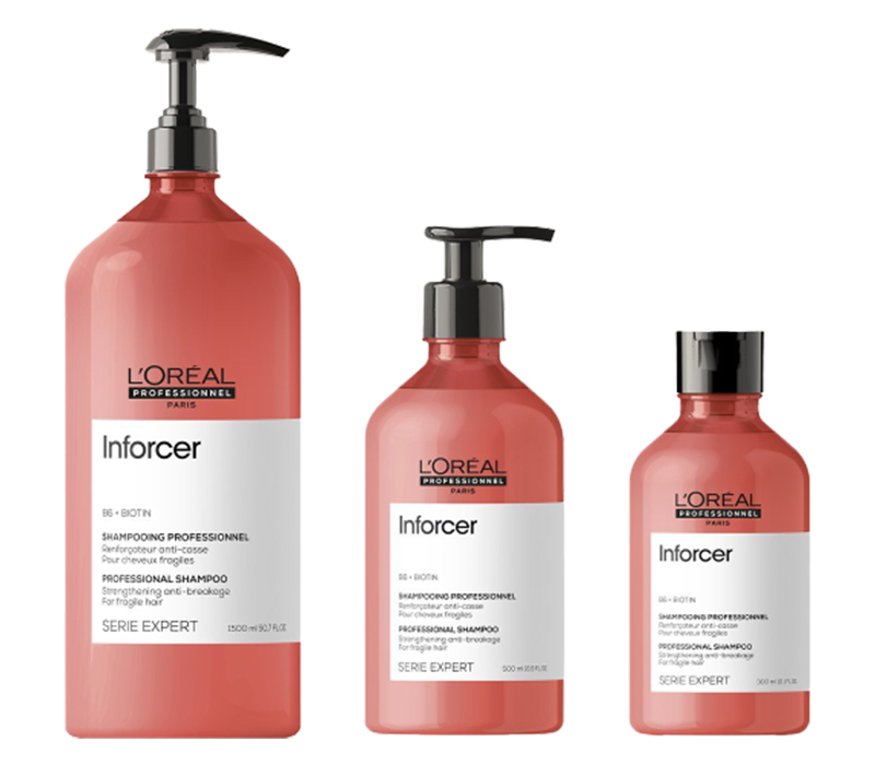 L'Oréal Professionel Inforcer Shampoo - šampón proti lámavosti krehkých a oslabených vlasov