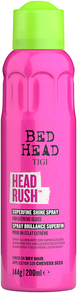 Bed head TIGI Headrush Styling shine spray - lesk na vlasy, 200 ml
