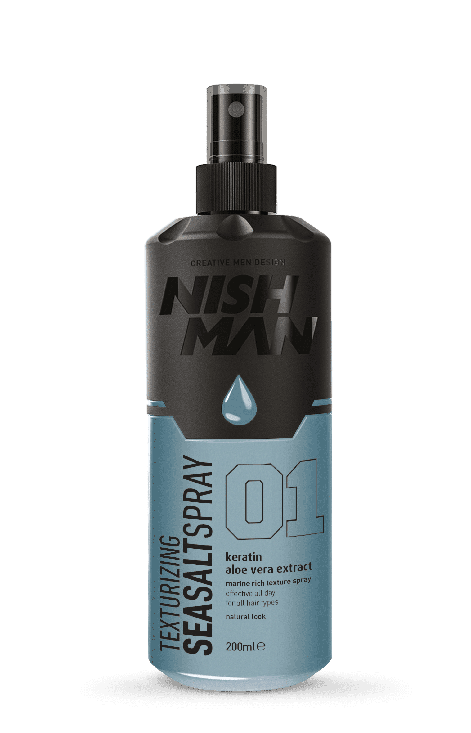 Nishman Texturizing Sea Salt Spray - slaný sprej, 200 ml