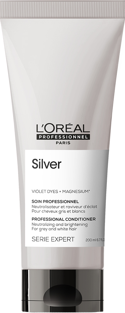 L'Oréal Professionel Silver Conditioner - kondicionér na neutralizaci nežádoucích žlutých odlesků, 200 ml