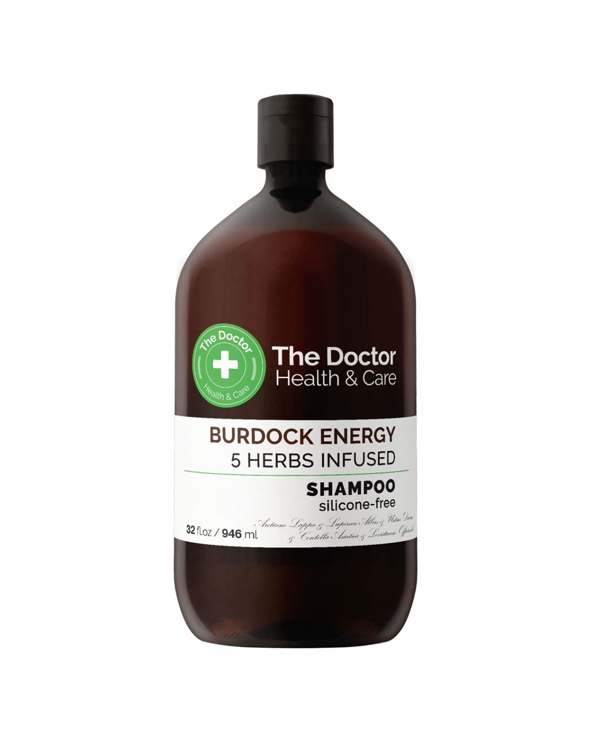 The Doctor Burdock Energy + 5 Herbs Infused Shampoo - šampon s obsahem výtažku z lopuchu a 5 bylin, 946 ml