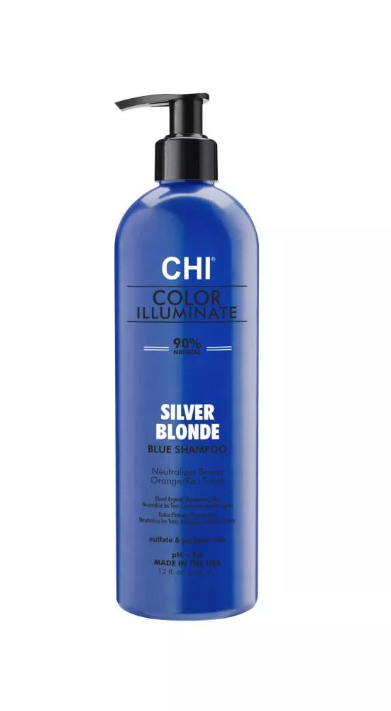 CHI IONIC SILVER BLONDE - barvicí šampon na dosažení stříbrných tónů, 355ml