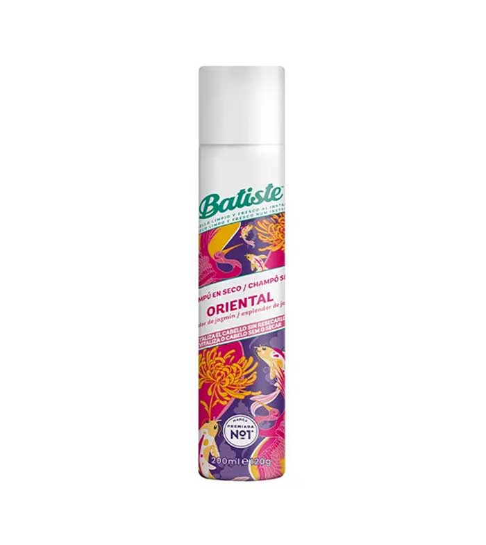 Batiste Dry Shampoo Oriental - suchý šampón na vlasy s orientálnou jemnou vôňou, 200 ml