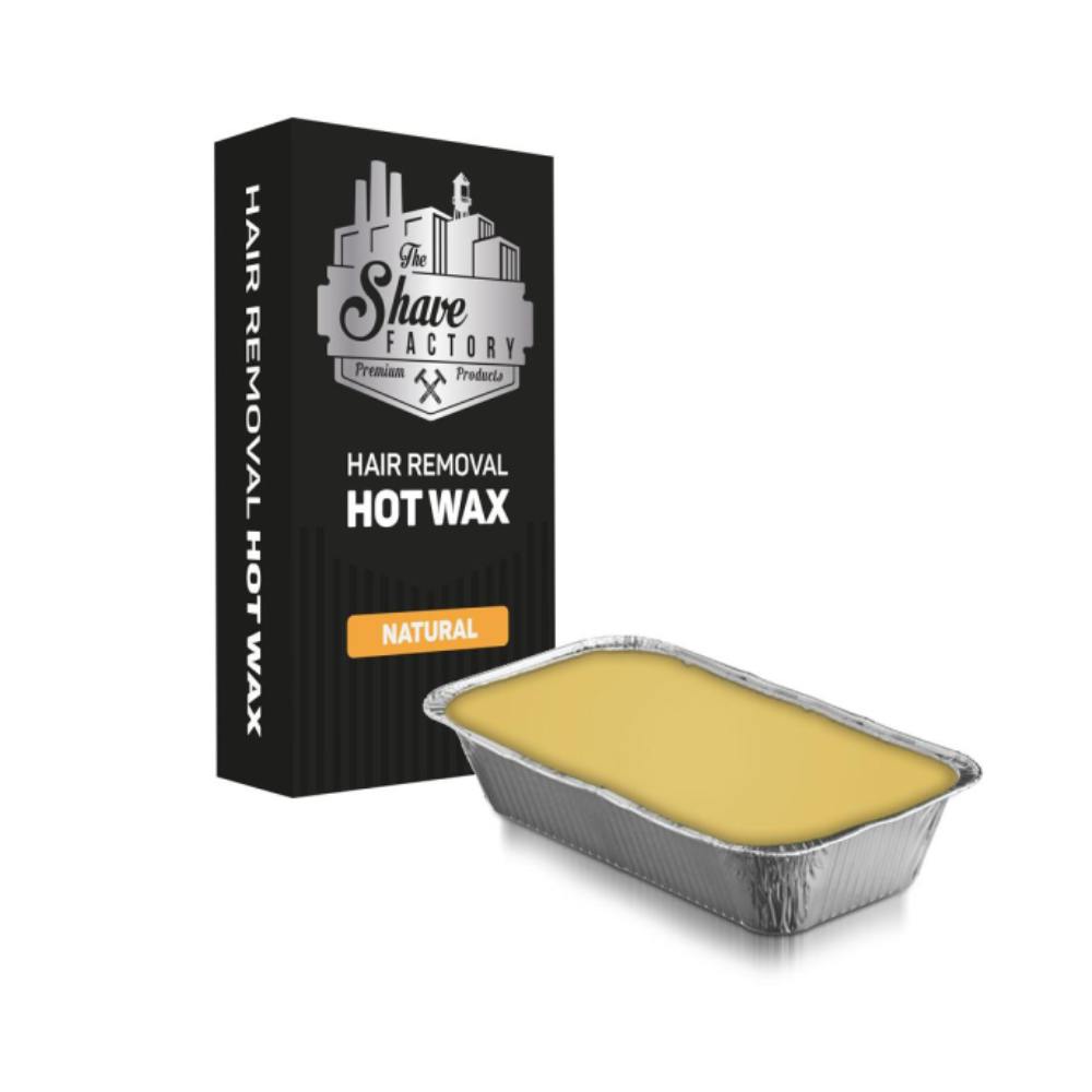 The Shave Factory Hair Removal Hot Wax Natural - vosk na depiláciu, 500 g