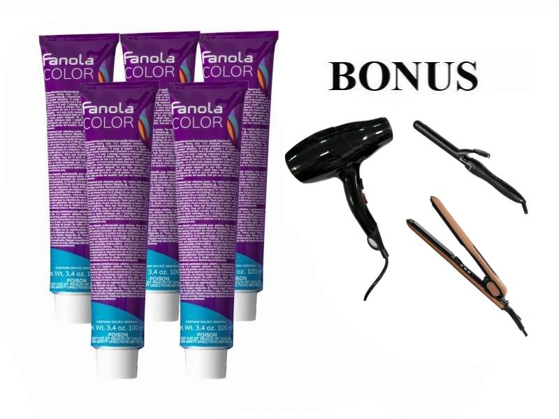 AKCE: 15x Fanola Professional - profesionální barva na vlasy, 100 ml + Elektro (dle vlastního výběru)