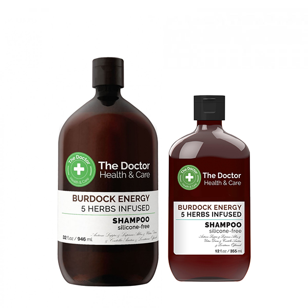 The Doctor Burdock Energy + 5 Herbs Infused Shampoo - šampon s obsahem výtažku z lopuchu a 5 bylin