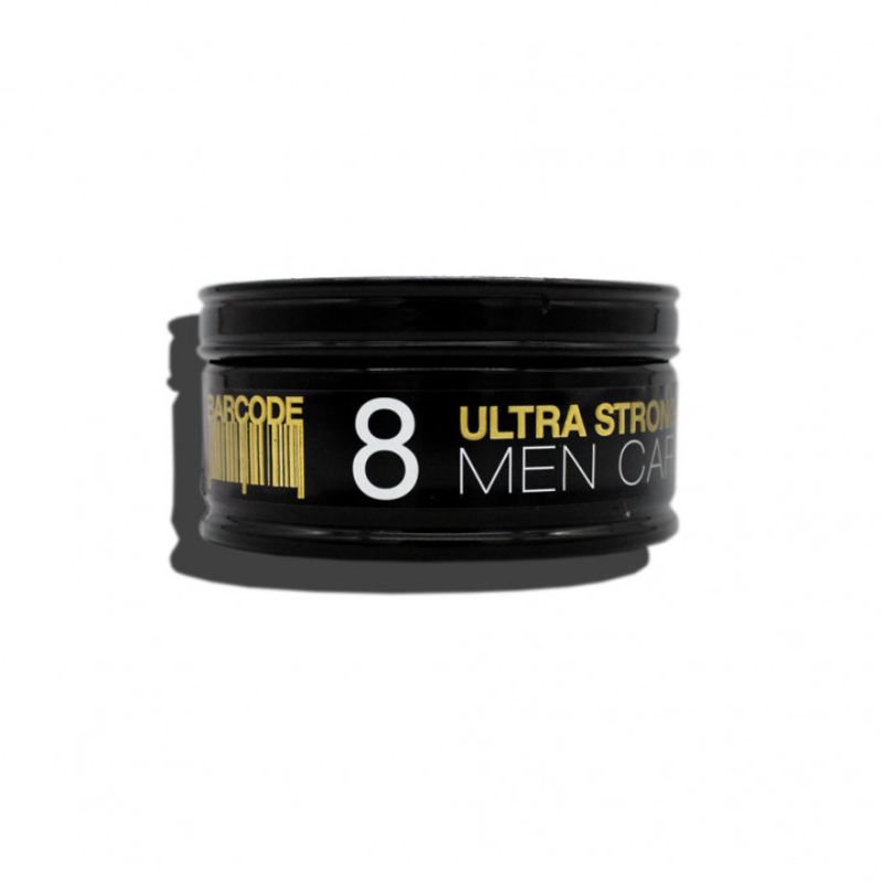 Barcode Men Ultra Strong Wax Maximum Control Nautral Look (8) - ultra silný vosk na vlasy s naturálnym efektom, 150 ml