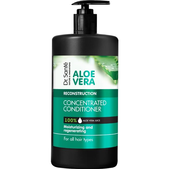 Dr. Santé Aloe Vera -  kondicionér na vlasy s výťažkami aloe vera pre zvlhčenie a regeneráciu, 1000 ml